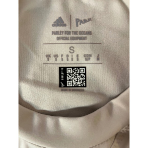Adidas Parley T-Shirt Mens Small Beige New With Tags HS9063 Short Sleeve - Picture 3 of 7